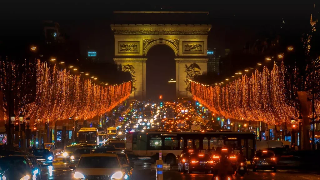 Champ-Elysees in Paris